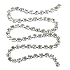 Catena Di Pietre Strass Per Decorare, 35Cm, 1Pezzo - Foto 1 di 1