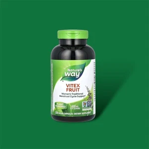 Nature's Way, Vitex Fruit, fruta de pimienta de monje, 400 mg - Imagen 1 de 8