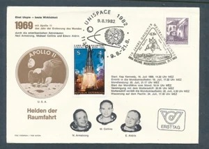 D441794 Austria Space Cover UNISPACE 1982 Apollo 11 Astronauts - Picture 1 of 1
