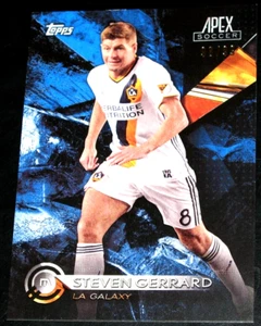 2016 Topps Apex Steven Gerrard Blue # 98/99 MLS La Galaxy #46 - Picture 1 of 2