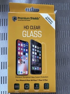 Premium Shieldz HD Clear Glass Shield for iPhone 6 Plus/6s Plus/7 Plus/8 Plus - Picture 1 of 2