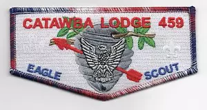 OA Catawba Lodge 459 Eagle Scout S-124 solapa, respaldo de plástico, como nuevo - ¡nuevo! - Imagen 1 de 1