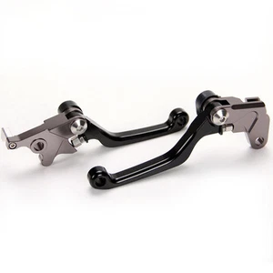 CNC Black Brake Clutch Pivot Levers for Suzuki DR200S 2015-2019,DJEBEL250 - Picture 1 of 7