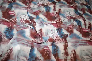 1 metro - Tela Georgette Arrugada Estampado Boho, 170 cm de Ancho, Cortina Suave - Imagen 1 de 4