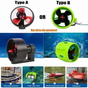 12V-24V Underwater Thruster Engine Propeller Drive For ROV RC Bait Tug Boat SDE - Bild 1 von 15