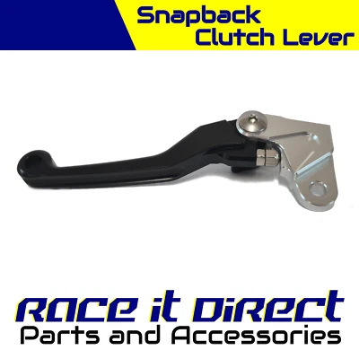 Snap Back Adjustable Clutch Lever for Honda CRF 450 R 2002-2003 Black Lever - Image 1 of 4