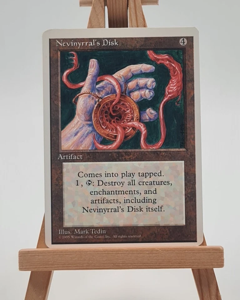Nevinyrral's Disk (Fourth Edition (4ED) Magic EN (Nevinyrrals Wunderscheibe) - Bild 1 von 2