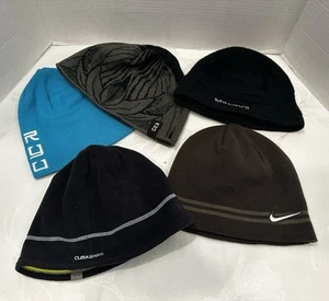 Lot Of (5) Assorted Beanie/Skull Caps, Nike/(2) RYU/Clima Warm & Marmot L👀k🔥 - Picture 1 of 18