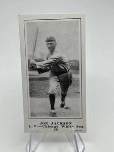 1915 M101-5 The Sporting News ristampa #86 Joe Jackson (Chicago White Sox) - Foto 1 di 2