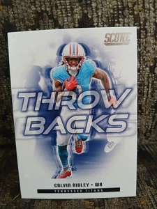 Puntuación 2025 Calvin Ridley #12 Throwbacks Tennessee Titans - Imagen 1 de 2