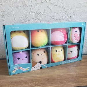 Mini felpa de comida Squishmallows 5" paquete de 8 favores de fiesta a granel premios - Imagen 1 de 9