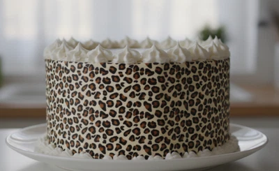 Tortenband Pantermuster Essbarer Tortenrand PANTHER Zuckerpapier Tortendeko - Bild 1 von 4