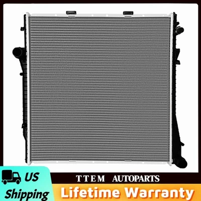 2594 Radiator For BMW X5 2000 2001 3.0 4.4L / 2002 2003 2005 2006  3.0L Aluminum Foto 1 de 4