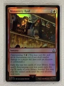 Monastery Raid (Foil) - ACR U 0035 Uncommon - Magic Universes Beyond: Assassin's - Bild 1 von 1