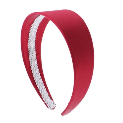 Diadema de satén de 2 pulgadas de ancho Motique Accessories Foto 1 de 4