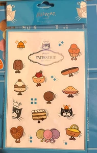 Jellycat Patisserie PARIS Exclusive STICKER SHEET Tarte Macaron Fleurette NEW - Picture 1 of 1