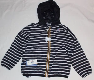 Petit Bateau / K-Way Regenjacke NEU Gr. L Marineblau-Gestreift Transportbeutel - Bild 1 von 3