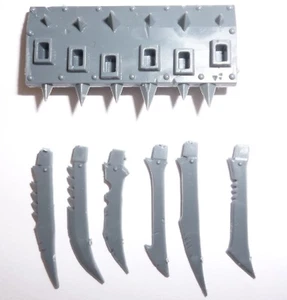 Warhammer Skaven Horno de Peste/Campana Gritando Placa Frontal y Hojas [Bits] - Imagen 1 de 2