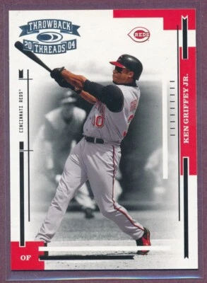 2004 Donruss Throwback Threads Ken Griffey Jr #56!!! - Image 1 of 2