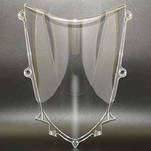 Double Bubble Windscreen Windshield Fly Shield Clear For 2017-2019 YAMAHA YZF R6 - Picture 1 of 6