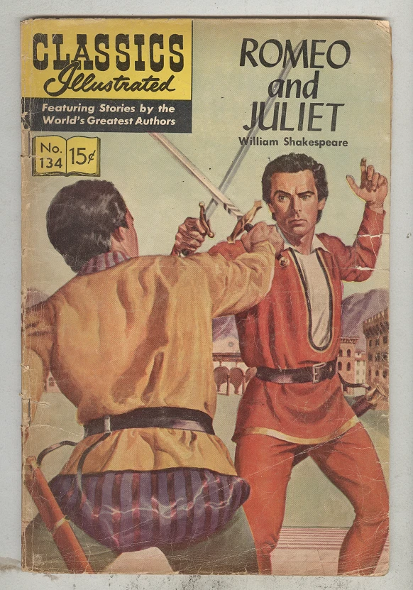 Classics Illustrated #134 May 1965 G/VG Romeo and Juliet - Image 1 of 1
