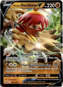 Hisuian Decidueye V - SWSH238 - Pokemon Sword & Shield Promo Ultra Rare Card NM - Picture 1 of 4
