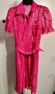 Neu! Generation Love Claudia Spitzenkleid Hot Pink Größe 2 365 $ PREISSTURZ!!! - Bild 1 von 6