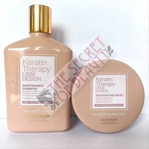 Alfaparf Keratin Therapy Lisse Design Maintenance Kit After Smoothing Service - Picture 1 of 4