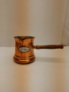 Teleflora Turkish copper turkish coffe pot/maker.