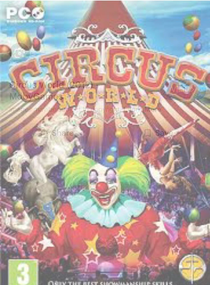 Circus World Simulator Game PC DVD NEW SEALED - Image 1 of 1