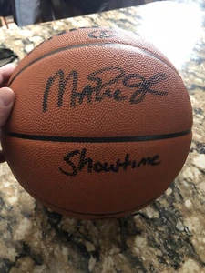 Magic Johnson signed official NBA game ball w showtime insc and PSA auth - Picture 1 of 6