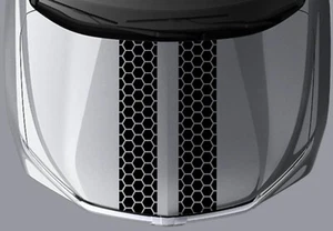 NUEVA calcomanía de vinilo con capucha Honeycomb rayas 9""x48"" x2 (se adapta a Chevrolet Blazer) - Imagen 1 de 23