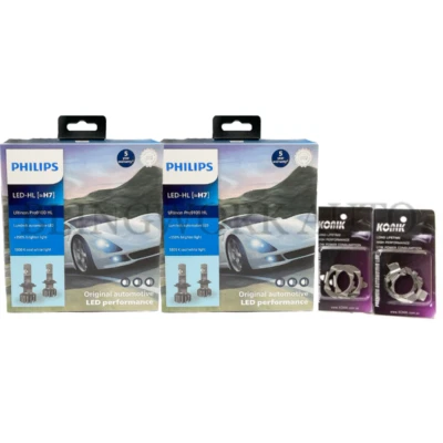 PHILIPS LED H7 X-treme Ultinon High Low Beam Headlight for Porsche Cayenne 92A - Image 1 of 4