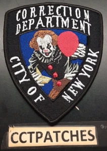 NEW YORK CORRECTION PENNYWISE HALLOWEEN SHOULDER PATCH - Picture 1 of 1