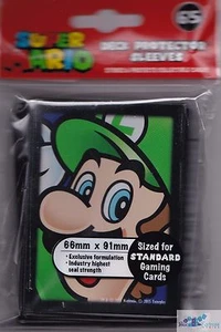 Super Mario Bros. Luigi TCG ULTRA PRO DECK PROTECTOR CARD SLEEVES NES - Picture 1 of 2
