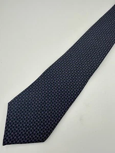 VTG Designer Ties Silk Mens Neck Tie Christian Dior Pink BLue Black Dots Retro - Picture 1 of 4