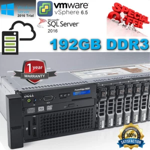 Dell PowerEdge R820 4x Xeon E5-4620 2.20Ghz 192GB DDR3 8x900GB 10K SAS Perc H710 - Picture 1 of 6