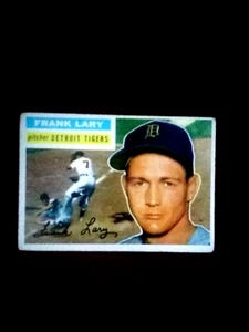 1956 Topps - #191 Frank Lary, Detroit Tigers, sehr guter Zustand, kostenloser Versand - Bild 1 von 12