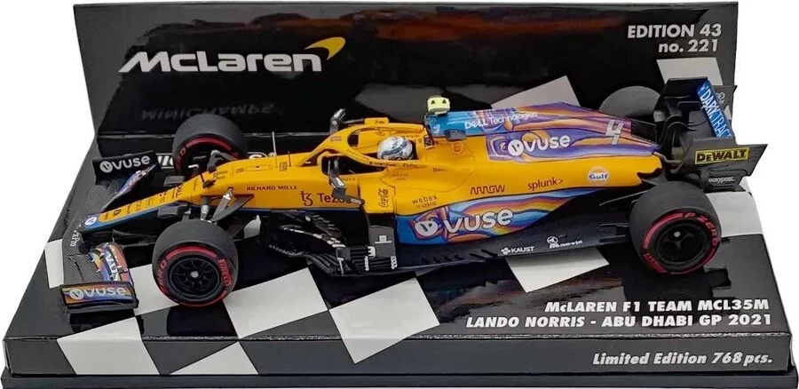 MINICHAMPS 1/43 - MCLAREN MCL35M - ABU DHABI GP 2021 (L. NORRIS) 537216604