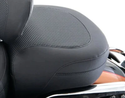 Mustang Textured Recessed Rear Seat fits HD FL Air Ride Police and Fire/Rescue - Image 1 of 2