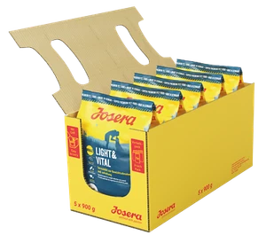 JOSERA Light & Vital 5x900g | Super Premium Hundefutter mit geringem Fettgehalt