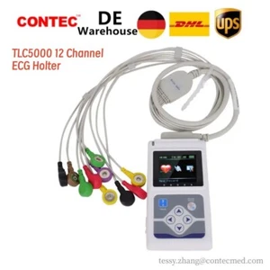24h Contec Handheld Dynamisches EKG-Holter 12Kanal-EKG-Recorder 12 Lead Software - Bild 1 von 18