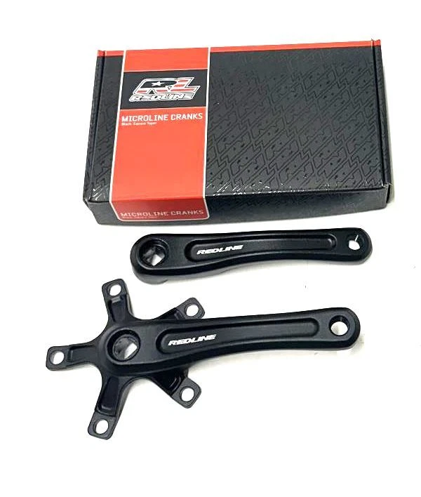BMX Redline Microline Square Taper Crank Arms Black 160mm 5 Bolt 110 mm New - Image 1 of 4