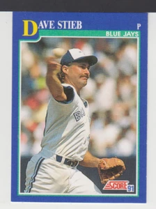 DAVE STIEB : MLB - 1991 - SCORE - CARD  No # 30 - Picture 1 of 2