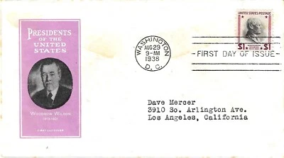 FDC  #832-1   --  Ioor cachet - Image 1 of 2