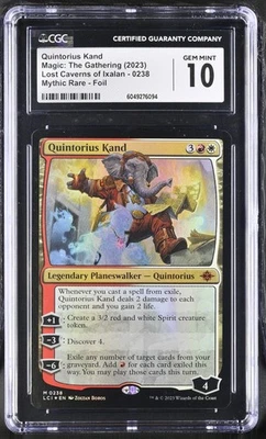 QUINTORIUS KAND The Lost Caverns of Ixalan Foil Mythic CGC 10 MTG [Nostalgium] - Image 1 of 2