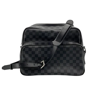 LOUIS VUITTON Schultertasche I'o N45252 Schwarz Damier Graphit #2611 - Bild 1 von 12