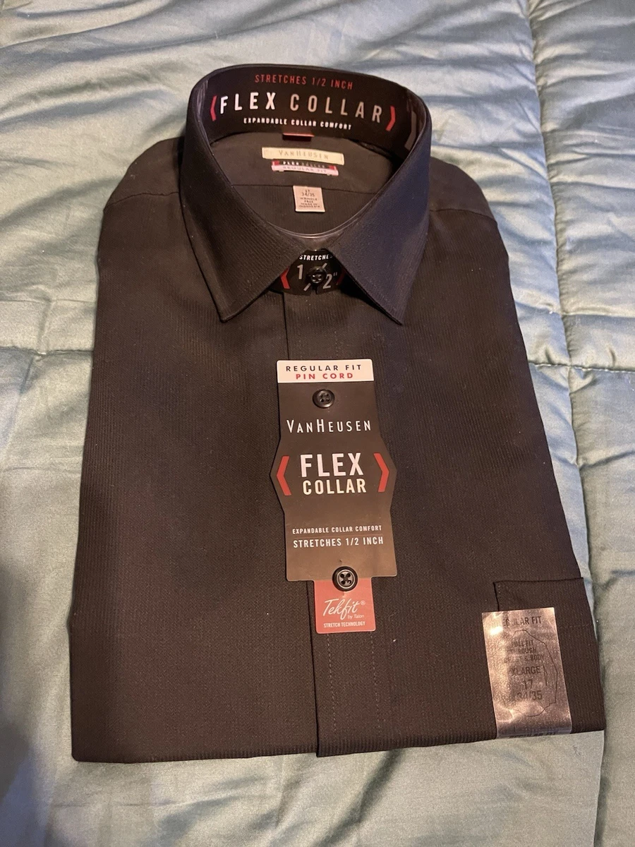 Van Heusen Big & Tall Dress Shirt - Regular Fit, Flex Collar, Wrinkle-Free & Stretch Fabric
