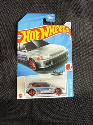 Hot Wheels '92 Honda Civic EG Zamac Walmart Exclusivo VHTF LOTE DE 2 - Imagem 1 de 2