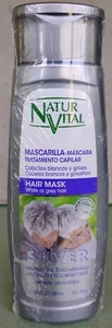 Natur Vital Silber Maske für weißes/graues Haar 300 ml 10,1 Unzen Ablaufdatum 02/2028 - Bild 1 von 2